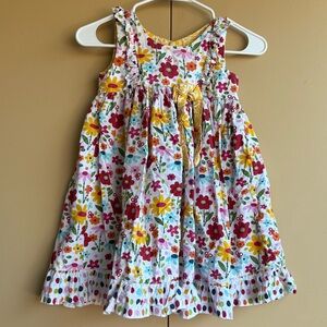 Jelly the Pug Girls floral dress